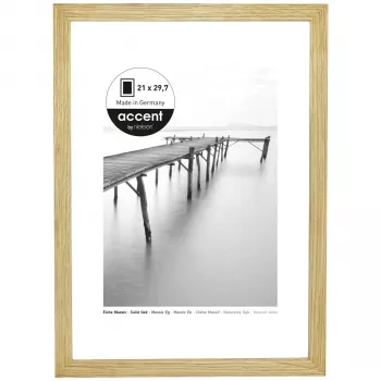 NIELSEN DESIGN Nielsen 6721006 moldura com clip para fotos A4 21x29,7 cm vidro transparente MDF
