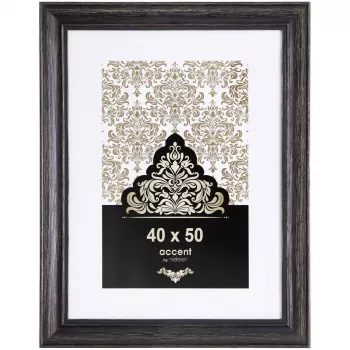 Nielsen Accent Vintage 40x50 moldura de madeira preta