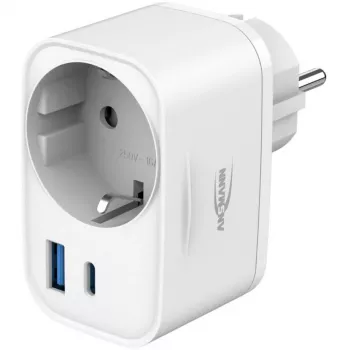 ANSMANN carregador USB HS220 20W USB-C Power Delivery 3.0 branco