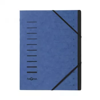 Pagna 40059-02 A4 azul vertical pasta com elástico 5 mm lombada 245x320 mm