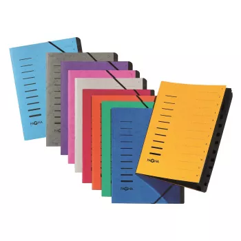 PAGNA 40059-34 A4 rosa pasta de documentos com elástico 320x245x5 mm