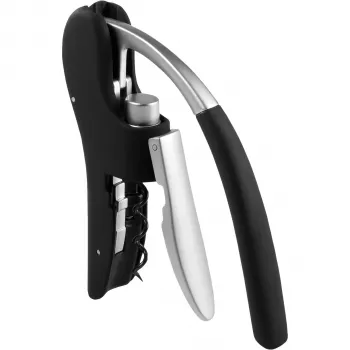 Leopold Vienna saca-rolhas de alavanca Mini Octopus preto/prateado