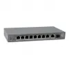 LevelOne switch PoE+ 8xGE PoE/1xGE/1xSFP 120W não gerido plástico