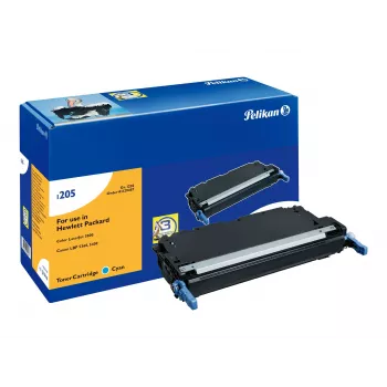 Toner compatível Pelikan para HP Q7581A - ciano, rendimento padrão