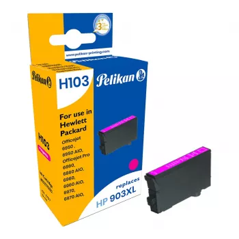 Tinta compatível Pelikan HP 903XL H103 magenta alto rendimento