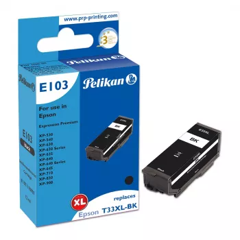 Tinta compatível Pelikan E103 preto alto rendimento para Epson XP-530 XP-540 XP-630 XP-635 XP-640 XP-645 XP-710 XP-830 XP-900