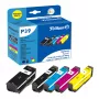 Pelikan P39 Tinteiro Compatível Multipack pack de 5 para Epson 33XL (Preto, Ciano, Magenta, Amarelo, Preto Fotográfico)