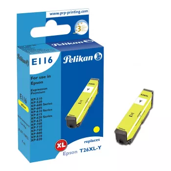 Pelikan E116 Tinte Compatível Amarelo High Yield XL para Epson 26XL
