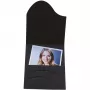 DAIBER 16020 Pasta de Envelope - Cartão - Preto - Formato Vertical - 1 Bolsa - 100 Peças