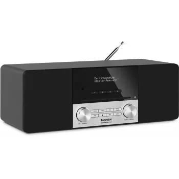 TechniSat DigitRadio 3 ASA Preto/Prata DAB+/FM CD USB Bluetooth 2x10W