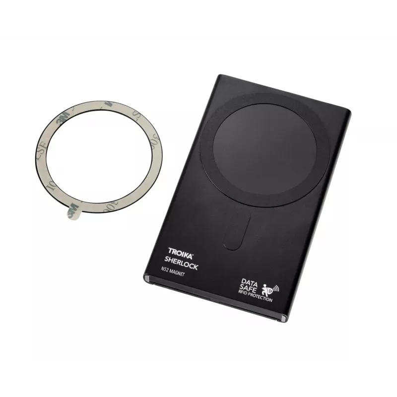 TROIKA Carteira 2-em-1 SHERLOCK HOME CARBON (WAL45/CB)