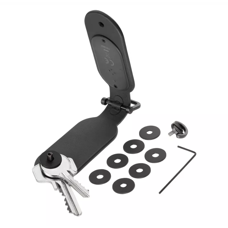 TROIKA TRACK & FIND ORGANIZADOR DE CHAVES (KR26-30/BK) - Organizador de Chaves Inteligente com Localizador Bluetooth, Preto