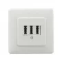 Rutenbeck TAE 3x6 NFN Tomada telefónica de encastrar branco puro
