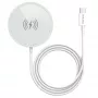 PEDEA Carregador sem fios por indução 15W - USB-C, prateado/branco