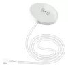 PEDEA Carregador sem fios por indução 15W - USB-C, prateado/branco