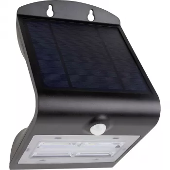 REV Luminária solar LED Butterfly com sensor de movimento 3,2W preto