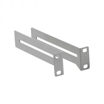 EFB-Elektronik conjunto de cantoneiras para bastidores 1/2/3HE, 2 unid., RAL7035 cinzento-claro