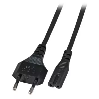 Cabo de alimentação Euro-C7 EFB Elektronik 180° preto 1 m 2 x 0,75 mm² EK502.1V2