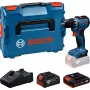 Berbequim aparafusador com bateria BOSCH GSR18V-52 com 2 baterias 18 Volt 4,0 Ah e 2,0 Ah em L-BOXX (retalho)