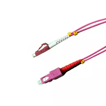 Cabo de fibra ótica Grafenthal OM4 LC/UPC-SC/UPC LSZH 1,00m violeta