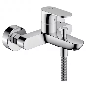 Misturadora de banheira monocomando Hansgrohe Rebris S montagem à superfície cromado