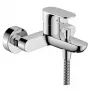 Misturadora de banheira monocomando Hansgrohe Rebris S montagem à superfície cromado