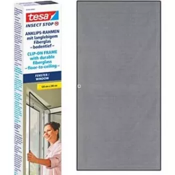 Tesa Insect Stop Clip On 55360 do chão ao teto 2,4x1,2m antracite