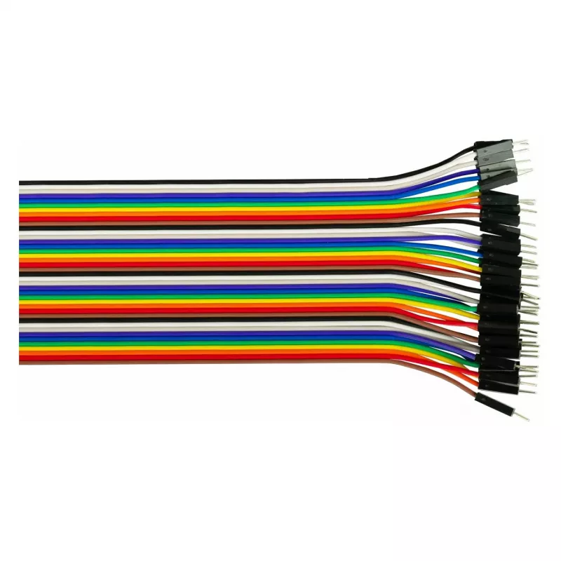 Jumper Wire Kabelmeister 40-Pin, fios separáveis para Arduino, Raspberry Pi, etc., macho-macho