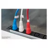 Cabo de extensão IEC C14 para C13 KABELMEISTER, azul, 1,0 m, 1,00 mm², 10 A, 250 V