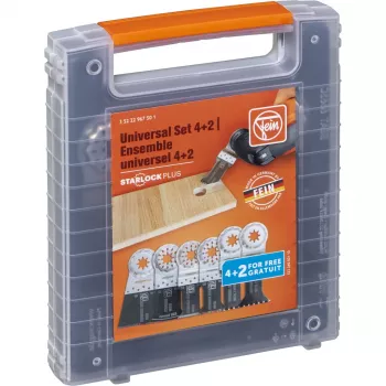 Fein 4+2 Universal Set StarlockPlus acessórios para ferramenta oscilante