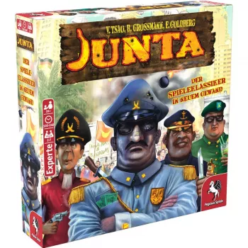 Pegasus Spiele Junta Jogo de Tabuleiro - Estratégia, Blefe, Negociação - a partir de 16 anos - 4-7 jogadores - 120-240 min