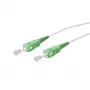 METZ CONNECT Cabo Patch de Fibra Ótica SC APC para SC APC OS2 Monomodo Simplex 2,0 m Branco