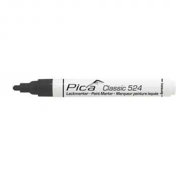 Marcador de pintura industrial Pica Classic, ponta bala 2-4mm, preto