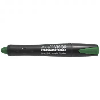 Marcador permanente PICA-MARKER VISOR verde ponta larga
