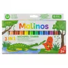 Lápis de cera Malinos Magic Drawing 12 cores 3+