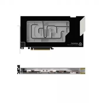 Bloco de água para GPU Thermal Grizzly DeltaMate 5080 Astral, ARGB, com backplate - acrílico, preto