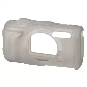 Capa de silicone Olympus CSCH-128 para Tough TG-5/TG-6 - cinzento