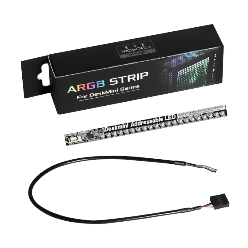 Tira de LED RGB endereçável ASRock para DeskMini