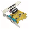 SUNIX MIO6479A Adaptador PCIe 2.0 série-paralelo - 2x RS-232 DB9, 1x paralelo DB25