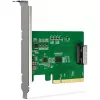 Adaptador ICY DOCK EXLink MB409A5 MCIO 8i (SFF-TA-1016) para PCIe 5.0 x8 com Redriver