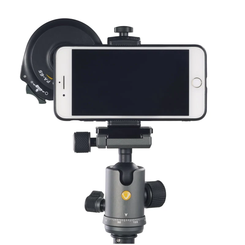 Adaptador de digiscoping para smartphone Vanguard VEO PA-65 - Preto - 18 cm (7,1