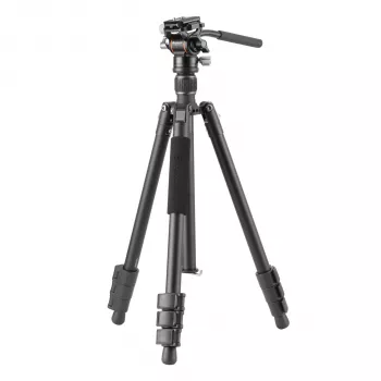 Tripé de viagem Vanguard VESTA GO 234AV10, alumínio, Preto