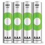 Pilha recarregável GP ReCyko Micro AAA NiMH 950 mAh 1,2 V pack de 4 (GPRCK95AAA105C4)