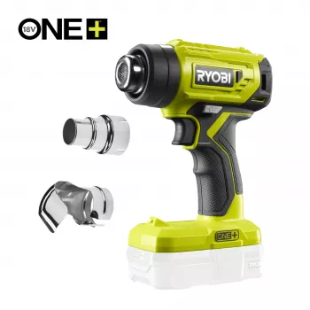 Pistola de ar quente a bateria RYOBI One+ 18V R18HG-0 (ferramenta sem bateria) - 250°C/460°C, 170 L/min