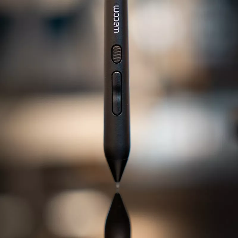 Wacom Art Pen 2 - caneta rotativa de 360 graus para Intuos Pro, Intuos5, Intuos4, Cintiq - preto