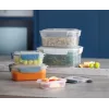 Conjunto de 5 recipientes para alimentos azuis Joseph Joseph Nest Lock - Editions