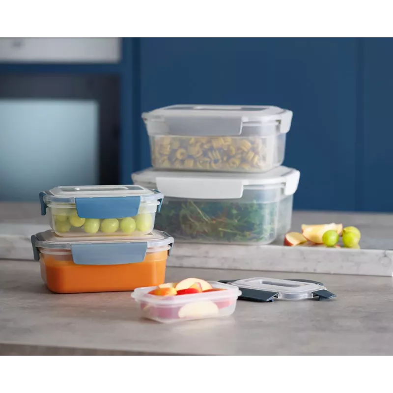 Conjunto de 5 recipientes para alimentos azuis Joseph Joseph Nest Lock - Editions