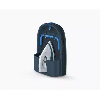 Tábua de passar dobrável de mesa Joseph Joseph Pocket Plus com capa avançada, azul