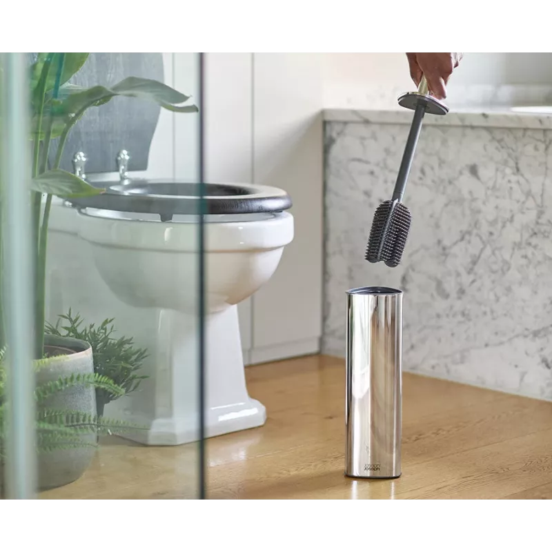Escova de sanita Joseph Joseph Flex 360 aço inoxidável
