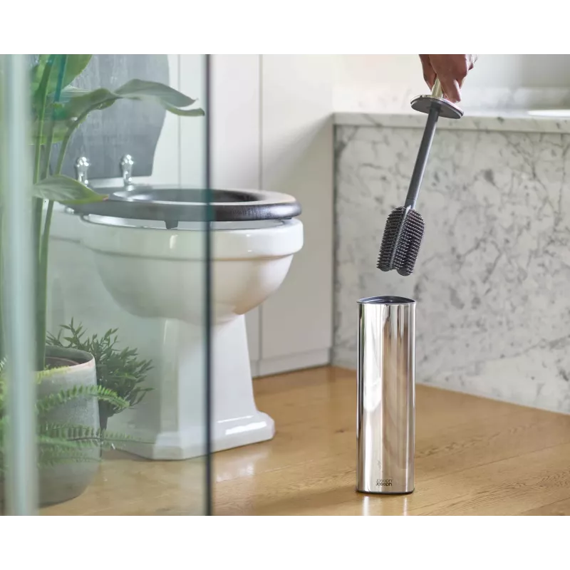 Escova de sanita Joseph Joseph Flex 360 aço inoxidável
